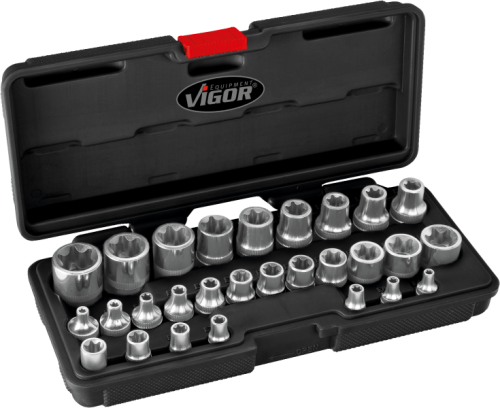 Sada nástrčných hlavic TORX®
