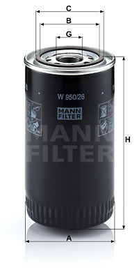 Filter olejový Iveco