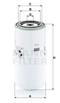 Filter palivový DAF LF45 - jemný