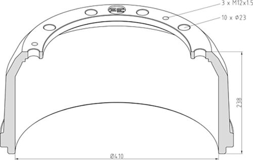 Bubon brzdový Mercedes