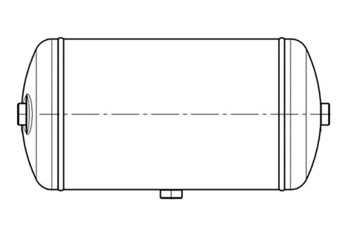 Vzduchojem Iveco 20l / 246 x 500/14 bar, Al