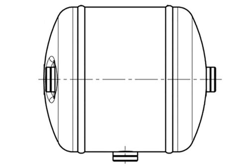 Vzduchojem MAN 6l / 206 x 242 / 12,5 bar