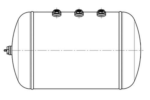 Vzduchojem MAN 35l / 310 x 529 / 12,5 bar