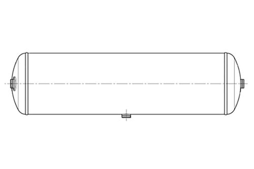 Vzduchojem MAN 40l / 246 x 934 / 12,5 bar