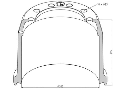 Buben 3020/295/10 BPW