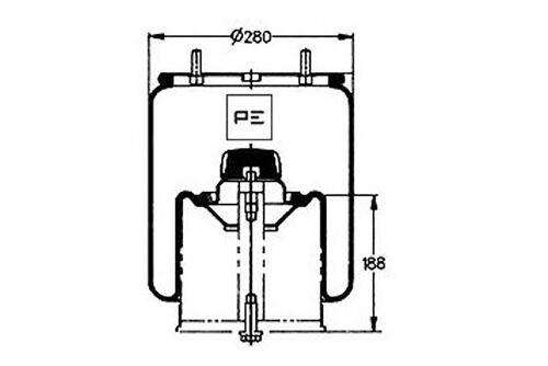 Mech pruženia BPW 30 (4941 N) STAS komplet.