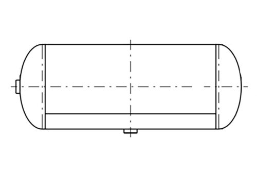 Vzduchojem Volvo 15l / 206 x 550/15 bar