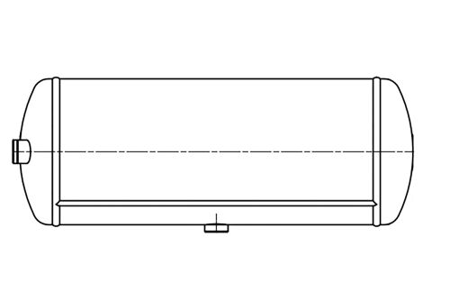 Vzduchojem RVI 15l / 200 x 550/13 bar