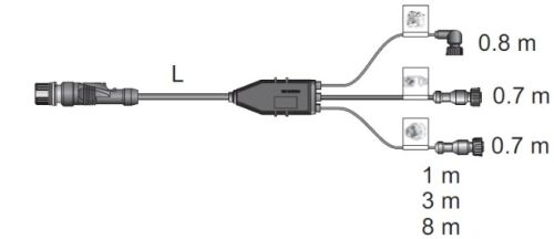 Kabel pro EBS E reléventil 8m