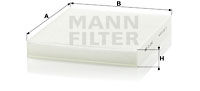 Filtr kabinový Škoda, Audi, Seat